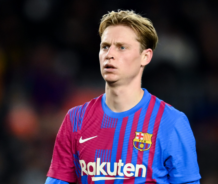 西甲第12輪巴薩客勝塞爾塔，德容紅牌離場后社交媒體表態(tài)